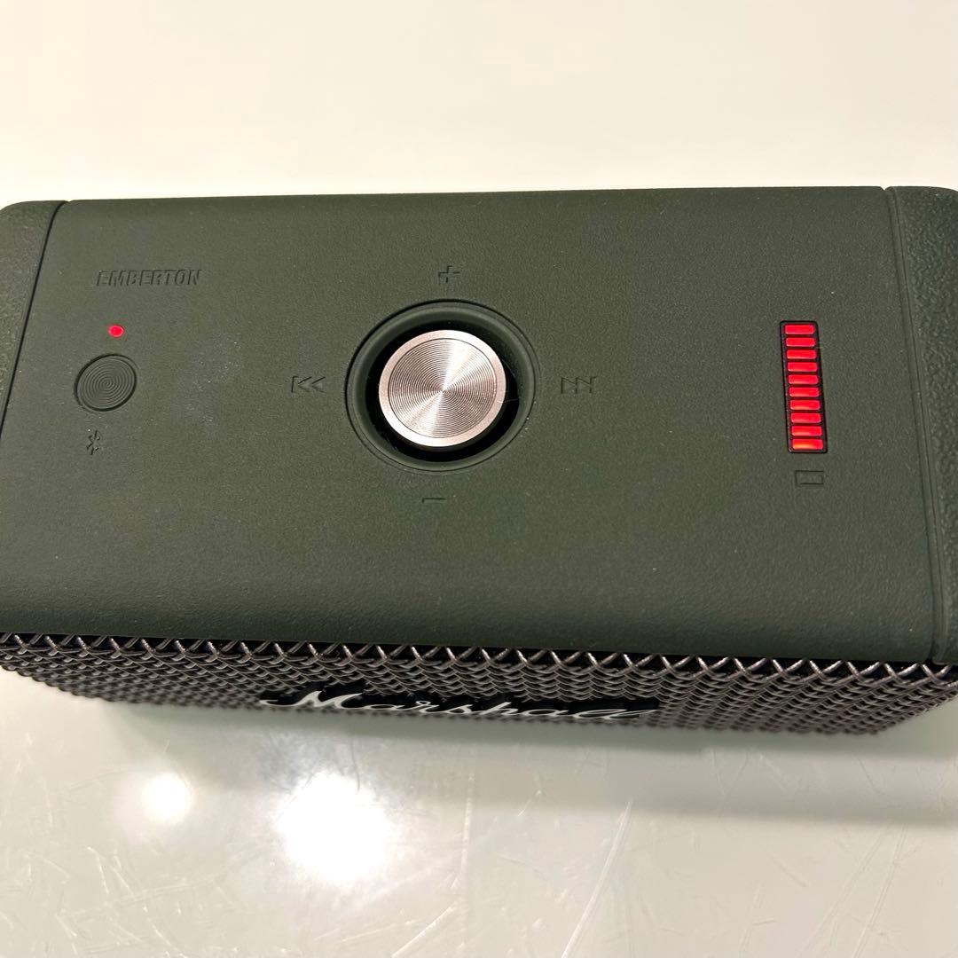 【美品 動作確認済】マーシャル エンバートン 防水 ワイヤレススピーカー 正規品