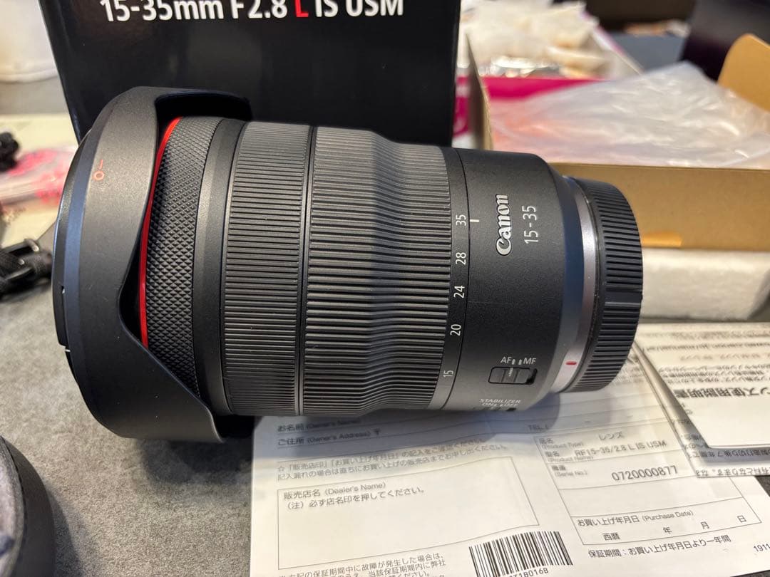 Canon RF 15-35mm F2.8 IS USM ズームレンズ