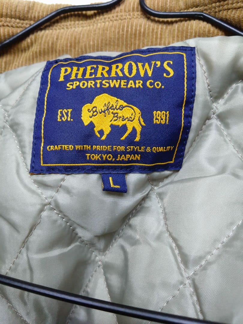 PHERROW'S ハンティングジャケット L オリーブ　フェローズ