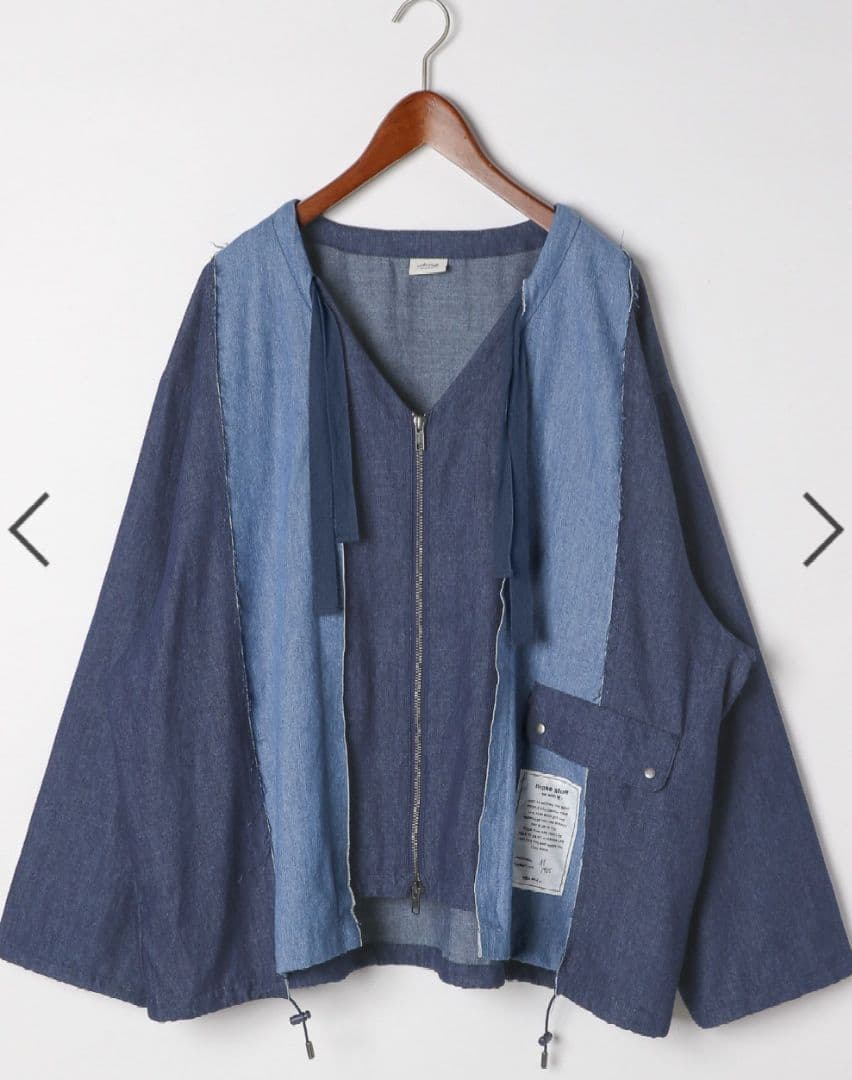 [be with M] Misayoミリリメイクジャケットデニム ジャケット