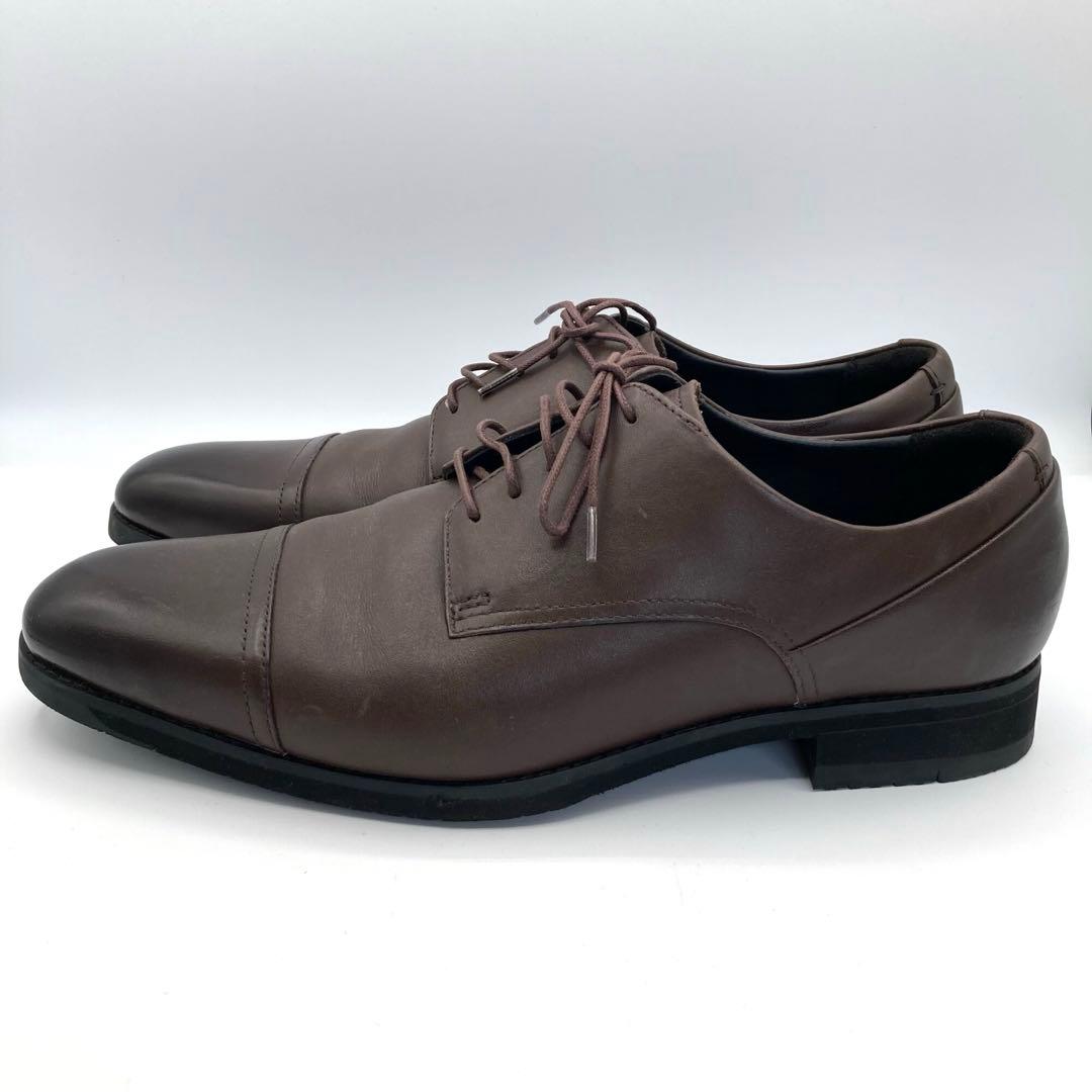 【美品】アシックス　ランウォーク　ビジネスシューズ　ストレートチップ　27cm