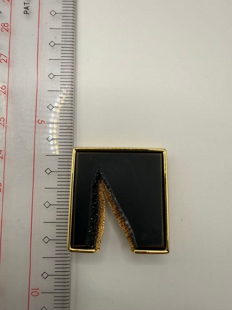 美品　18金 オニキス　ペンダントトップ