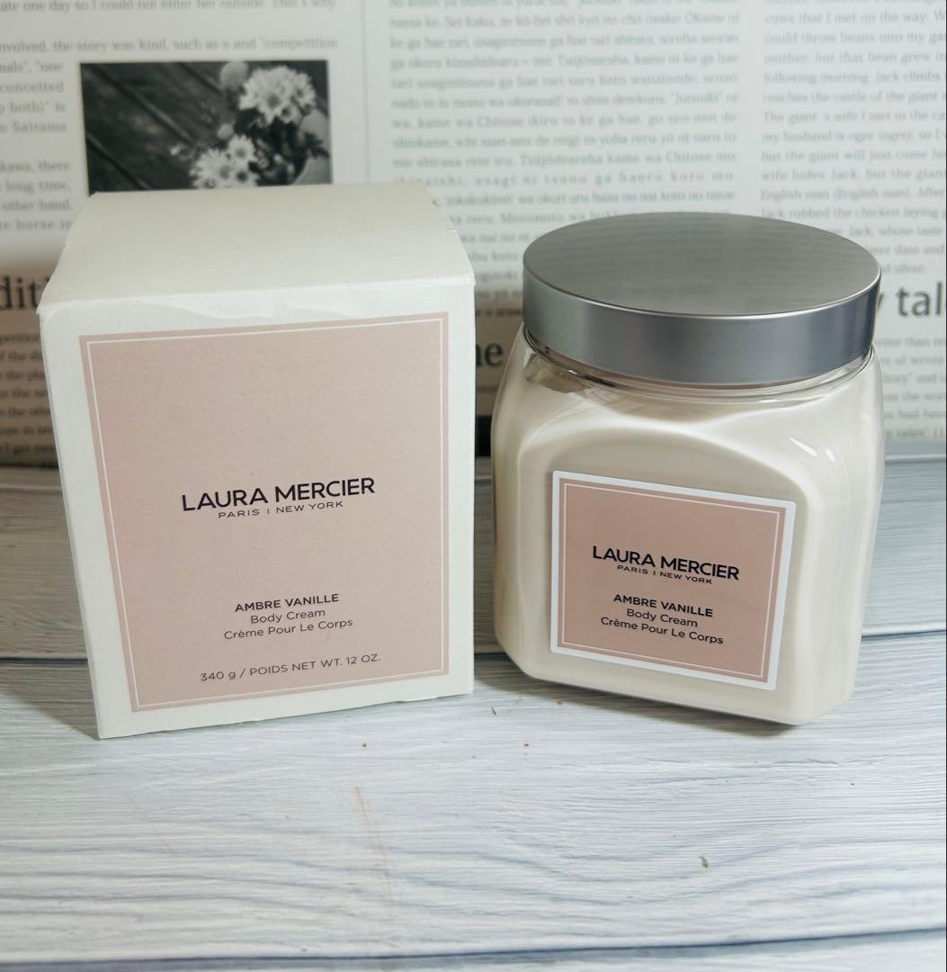 ローラメルシエホイップトボディークリーム　アンバーバニラ300g