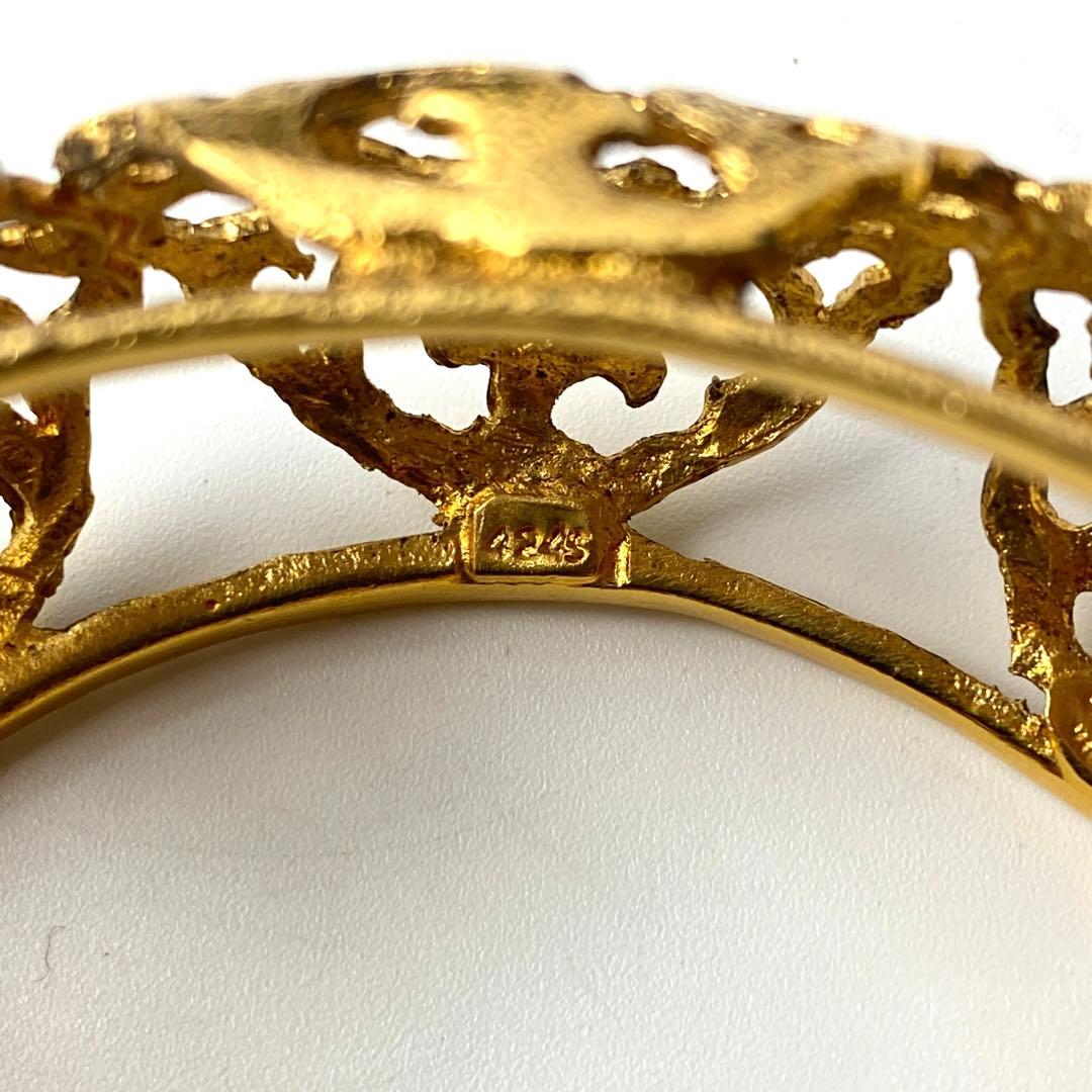 シャネル CHANEL ココマーク ビンテージ バングル ゴールド