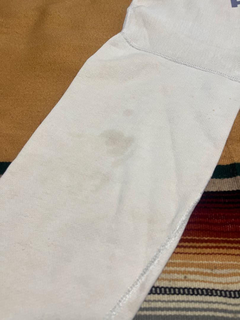 50s USA製 Russell スウェット \"UNI\" 前V 染み込み ボロ