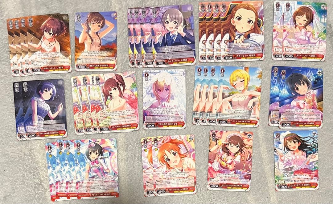 で*ん様 ヴァイス　デレマス　8扉（赤単）デッキ　調整パーツ付