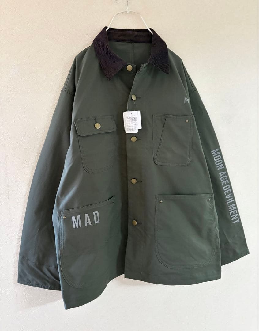 【1/23まで】ムーンエイジデビルメント　チノ素材　オーバーサイズ　カバーオール