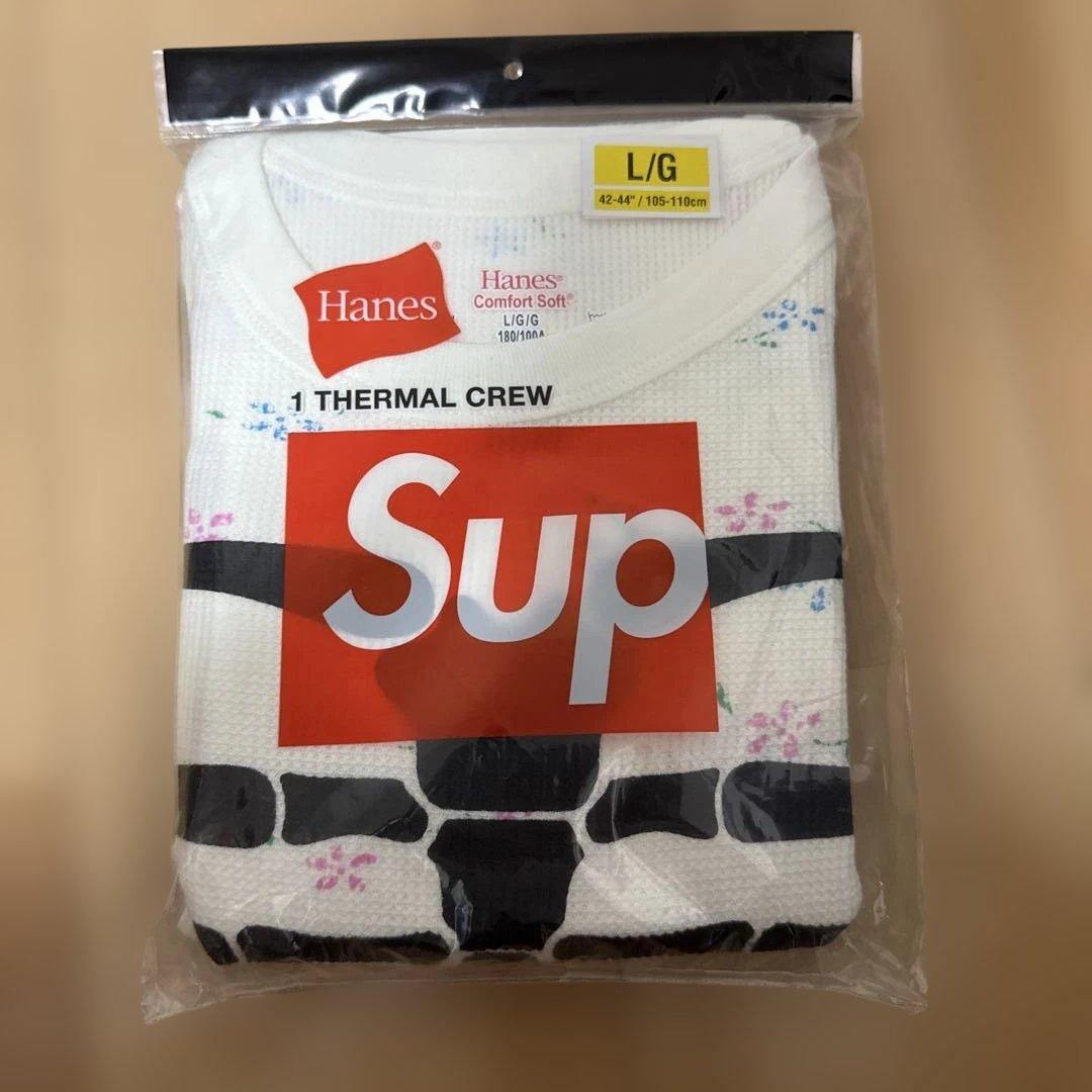 Supreme®/Hanes® Bones Thermal Crew サイズL