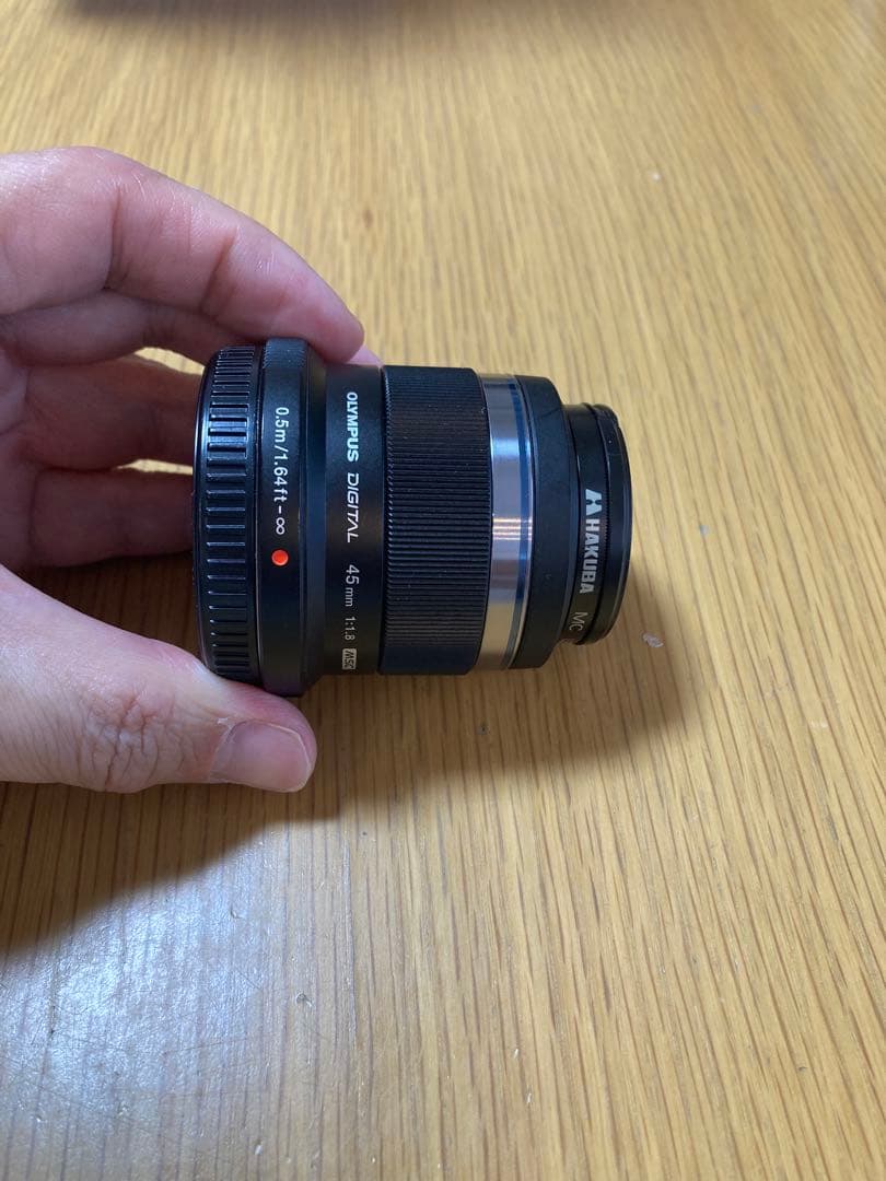 中古OLYMPUS M.ZUIKO DIGITAL 45mm F1.8 ブラック