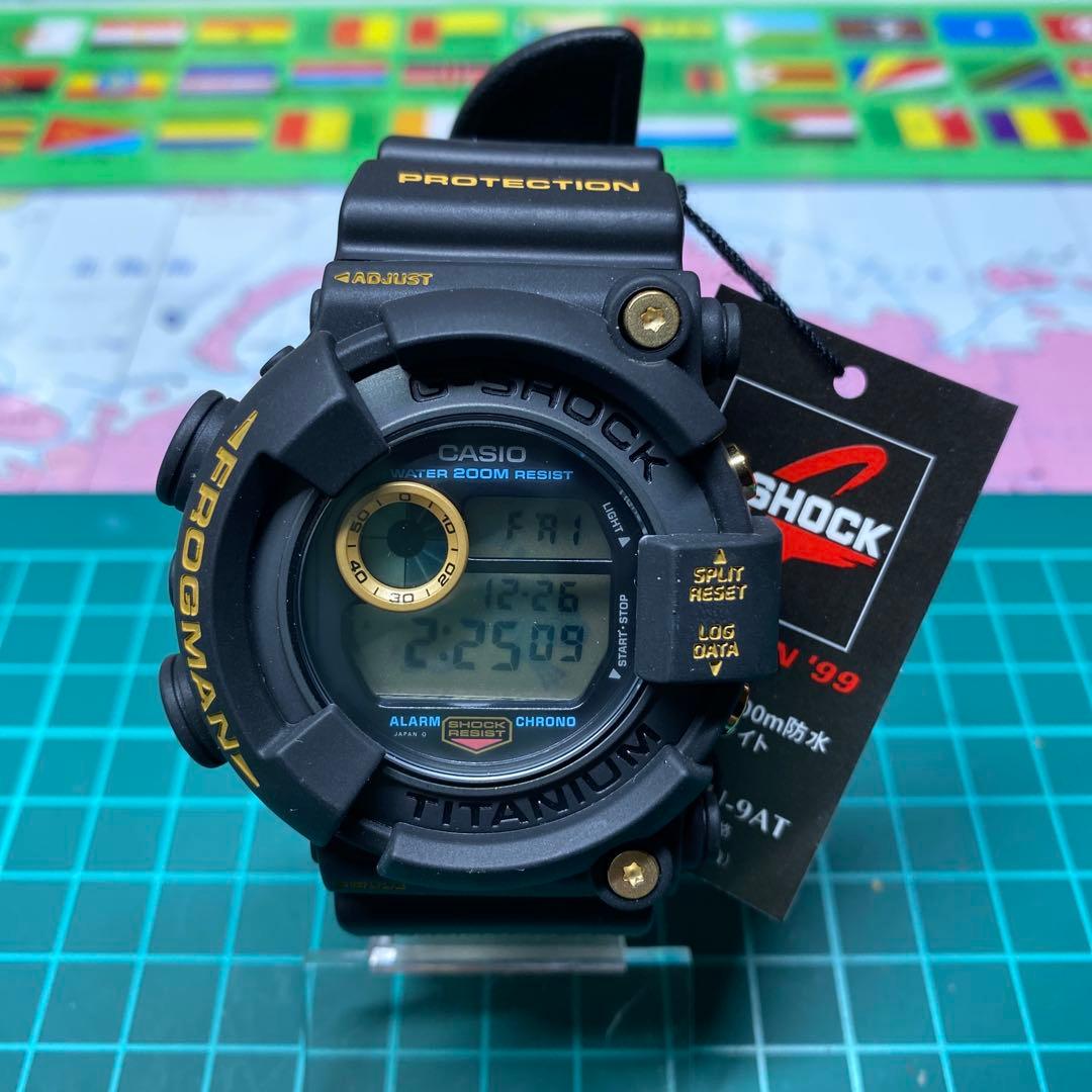 G-SHOCK FROGMAN'99 DW-8200BU-9AT 黒金蛙　カシオ