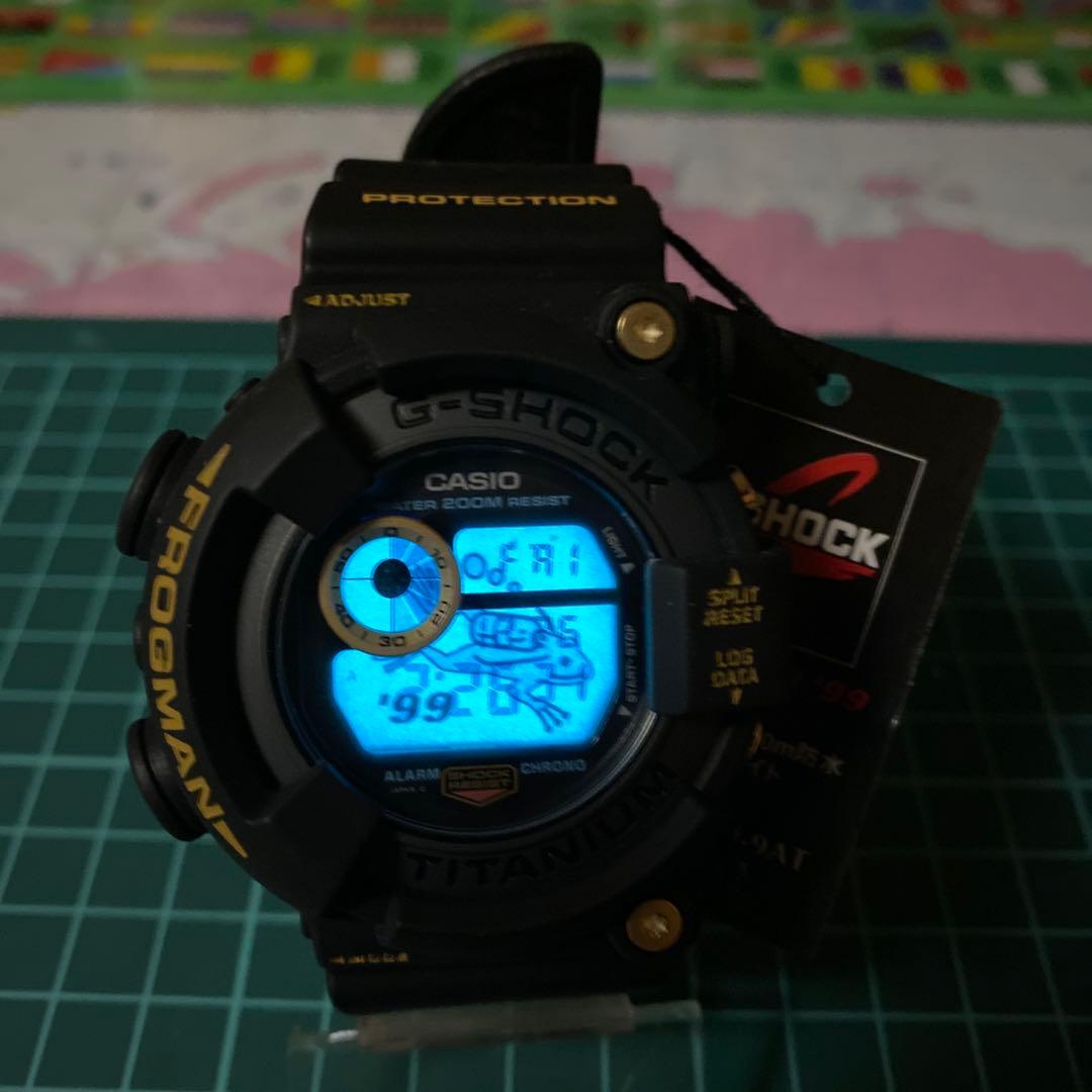 G-SHOCK FROGMAN'99 DW-8200BU-9AT 黒金蛙　カシオ