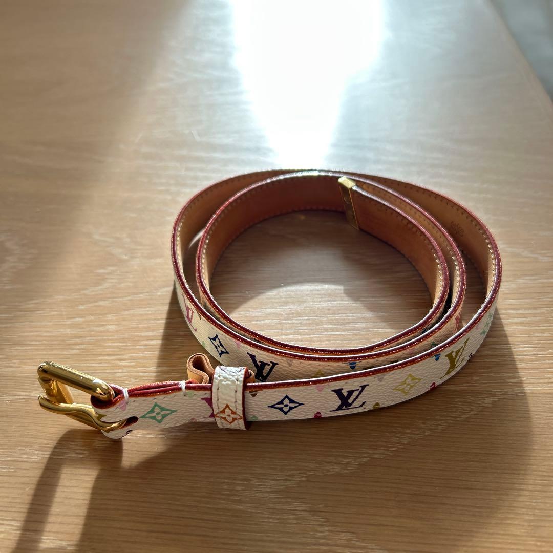 LOUIS VUITTON ルイヴィトン モノグラム マルチカラー ベルト 32