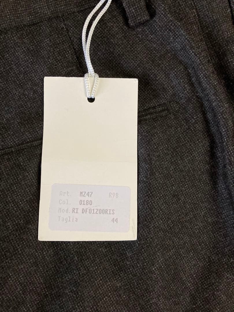 新品未使用品　44サイズ　PT01　スラックス メンズ　ダークブラウン色