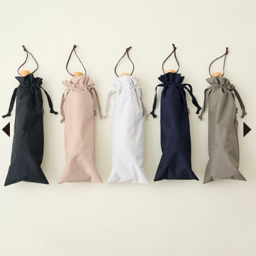 サンバリア100＊折りたたみ日傘 2段折 フリル ネイビー