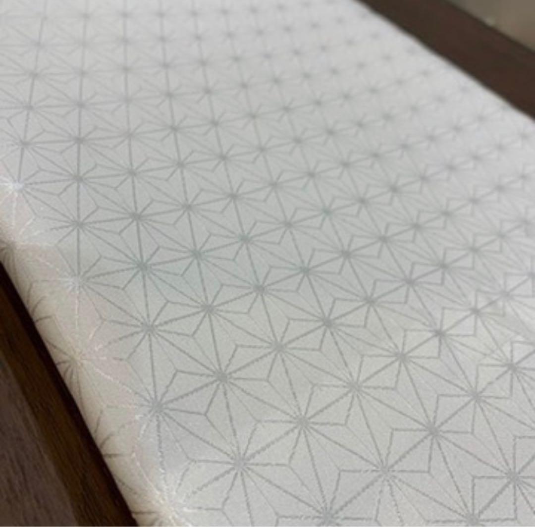 【替袖付き】衿秀 き楽っく長襦袢 袷用　Lサイズ/替袖【麻の葉小】