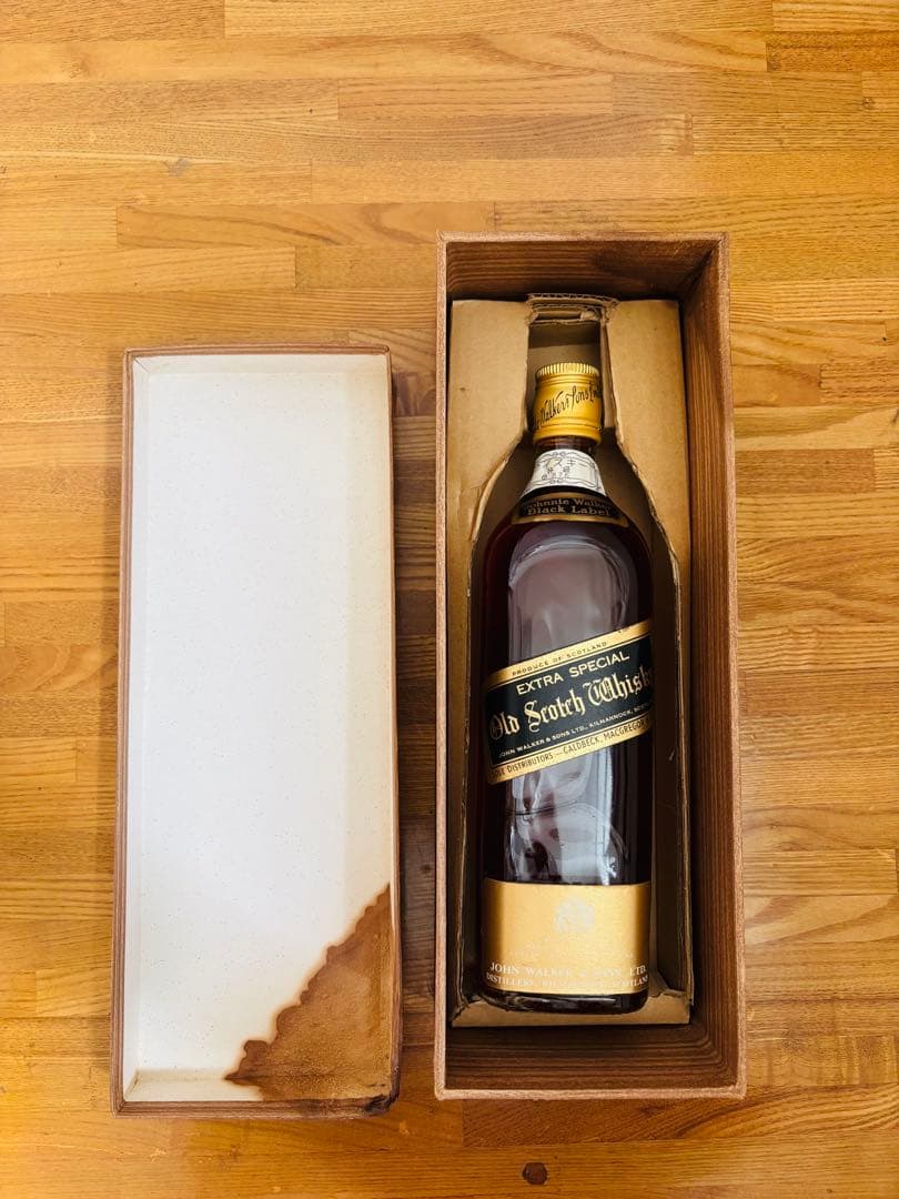 【希少】金キャップ特級70年代ジョニーウォーカーブラックラベルエクストラスペシャ