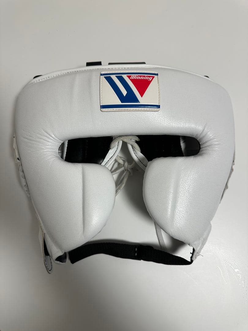 【美品】Winning ヘッドギア ホワイト L
