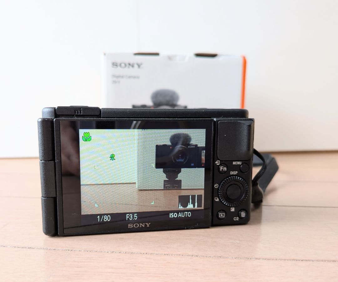 SONY　VLOGCAM 　zv-1、箱、説明書、バッテリー2個　美品