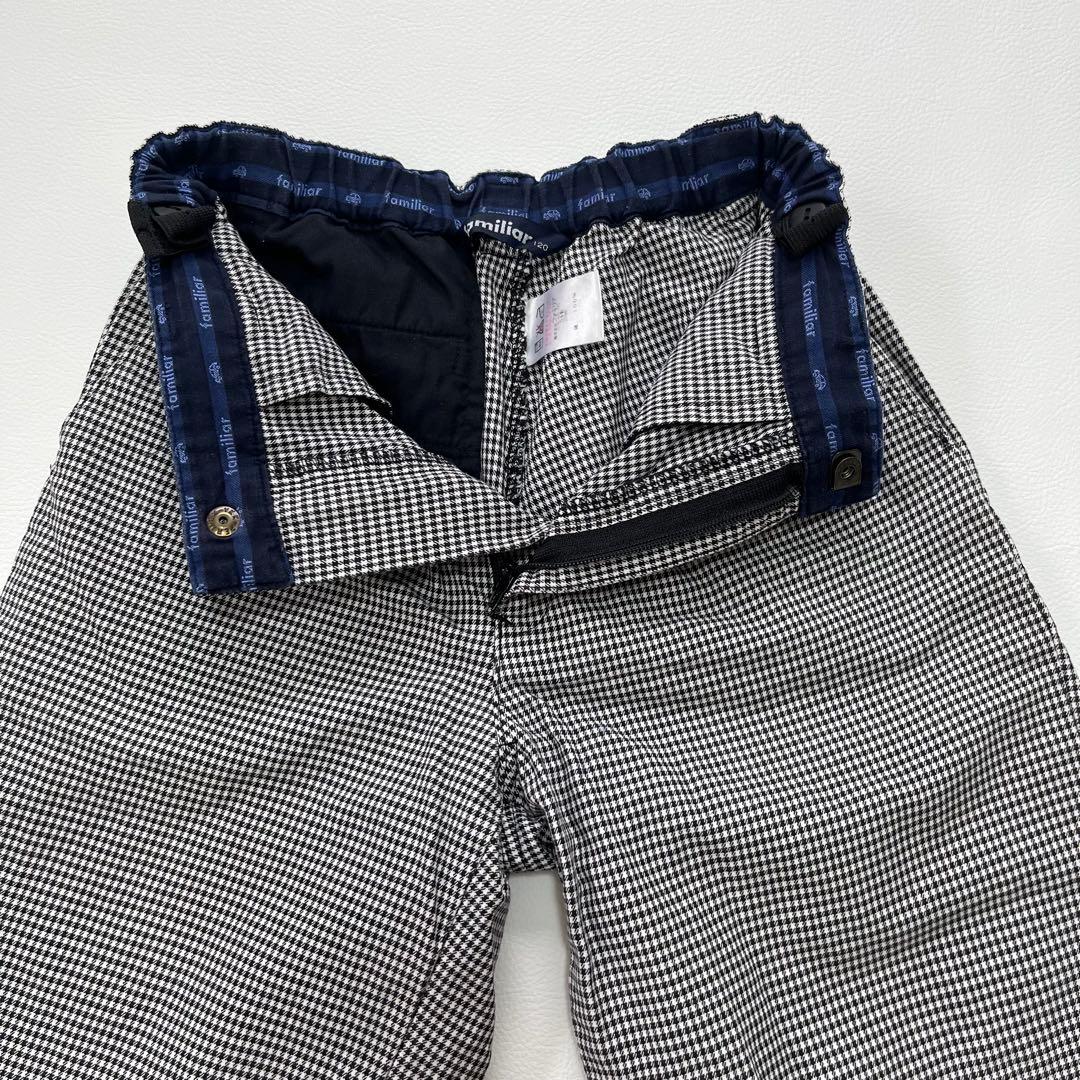 美品✨ファミリア120フォーマルセットアップスーツ４点　紺ブレザー卒園式　入学式
