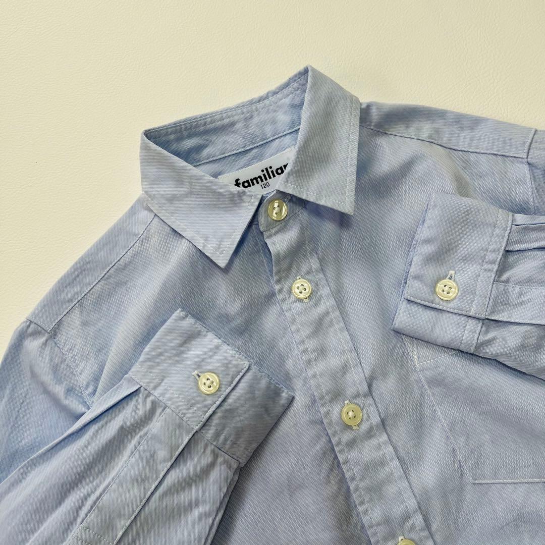 美品✨ファミリア120フォーマルセットアップスーツ４点　紺ブレザー卒園式　入学式