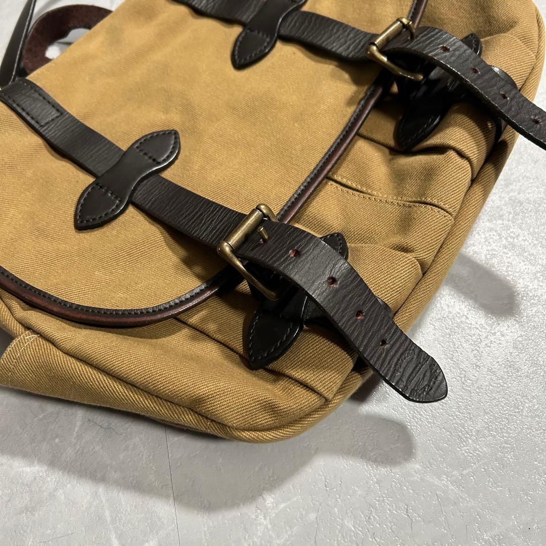 FILSON ミディアムフィールドバッグ USA製 ショルダー オイルド カバン