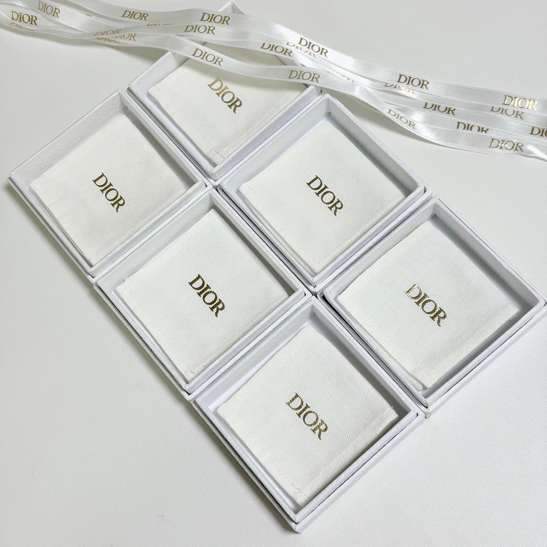 美品　ディオール　保存袋　空箱　6個セット　アクセサリー入れ　リボン付き