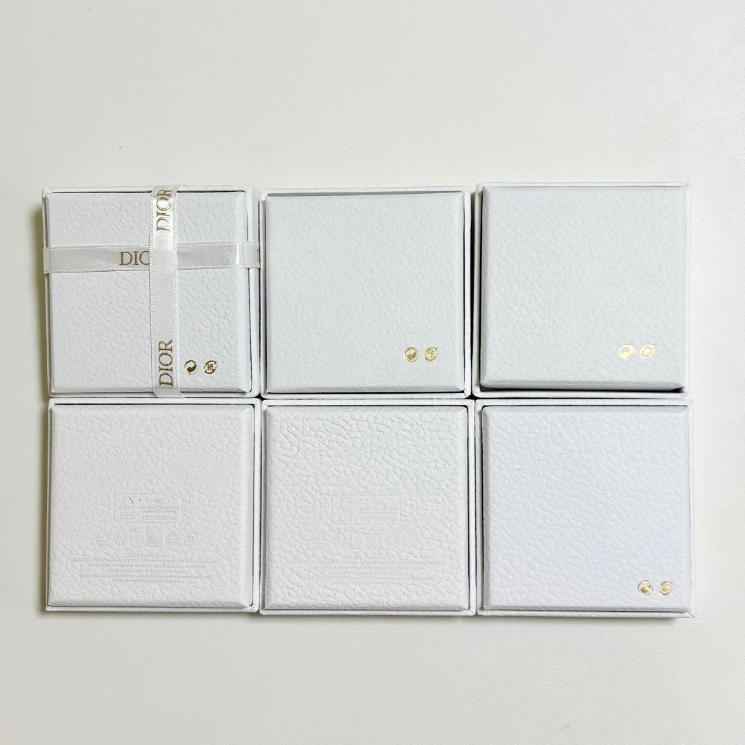 美品　ディオール　保存袋　空箱　6個セット　アクセサリー入れ　リボン付き