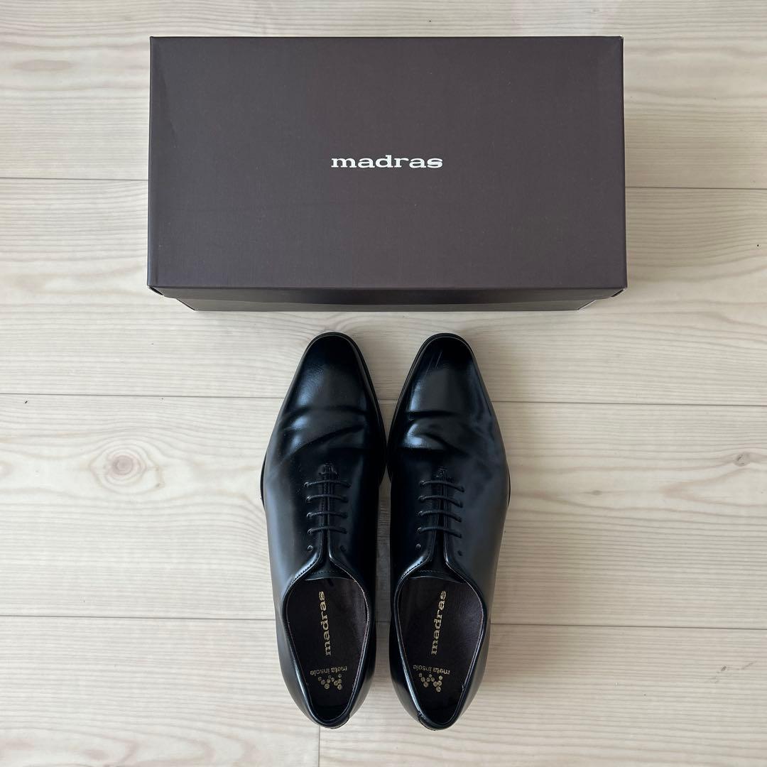 madras マドラス 革靴 ビジネスシューズ 結婚式 本革プレーントゥ 内羽根