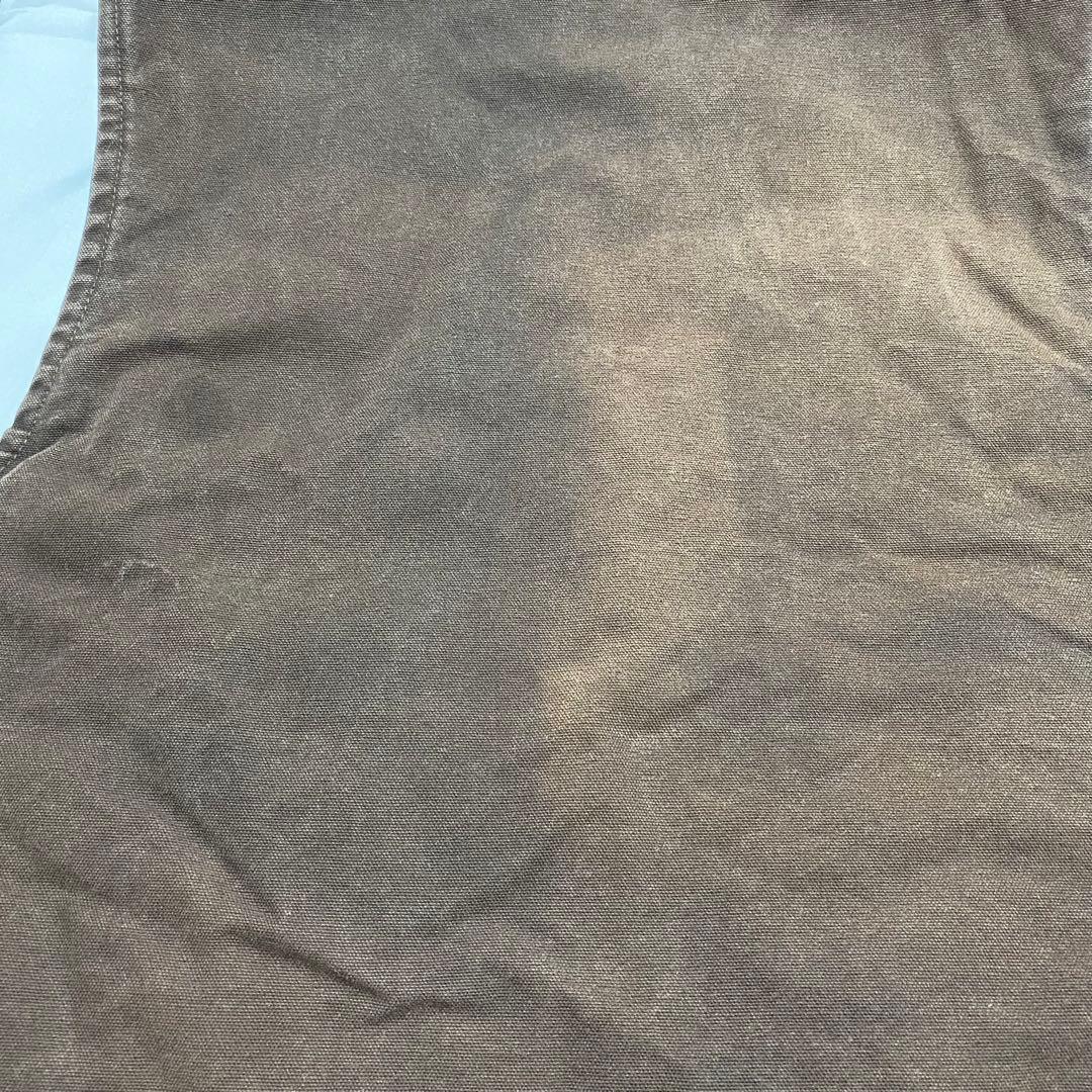 Carhartt ダックベスト 中綿キルティング V02 ダークブラウン L