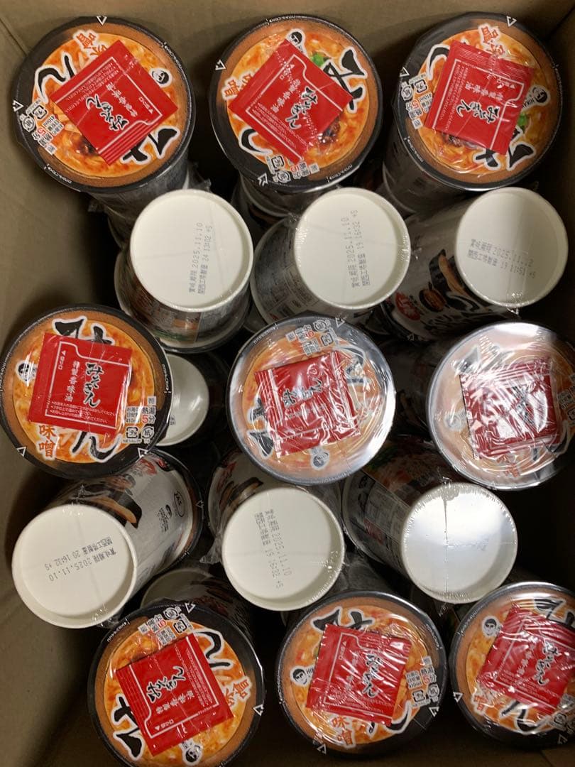 みそきん　カップラーメン　新みそきん　飯20個ラーメン60個　計80個
