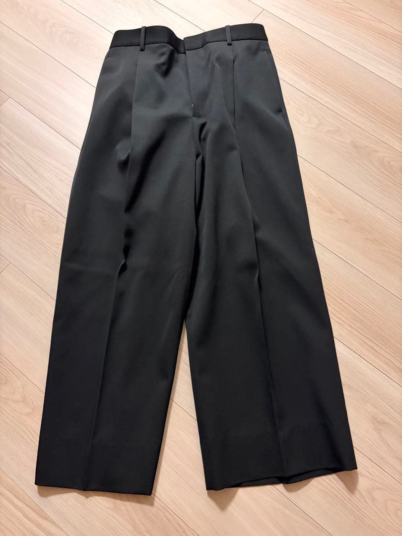 ネ*ジ様 JIL SANDER トラウザー103 AW 33 サイズ44 ブラッ