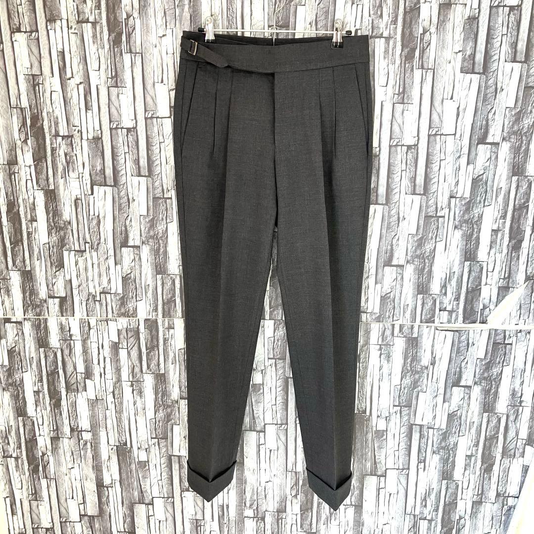 PTTORINOピーティートリノ片グルカ2プリーツ・チャコールジェントルマン44