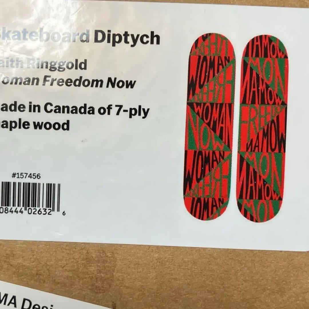 新品 MoMA ニューヨーク近代美術館 フェイスリングゴールド スケートボード