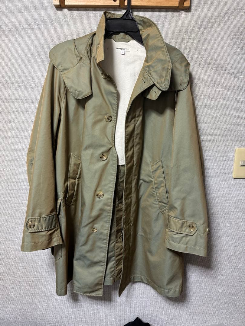 ENGINEERED GARMENTS M モッズコート オリーブグリーン