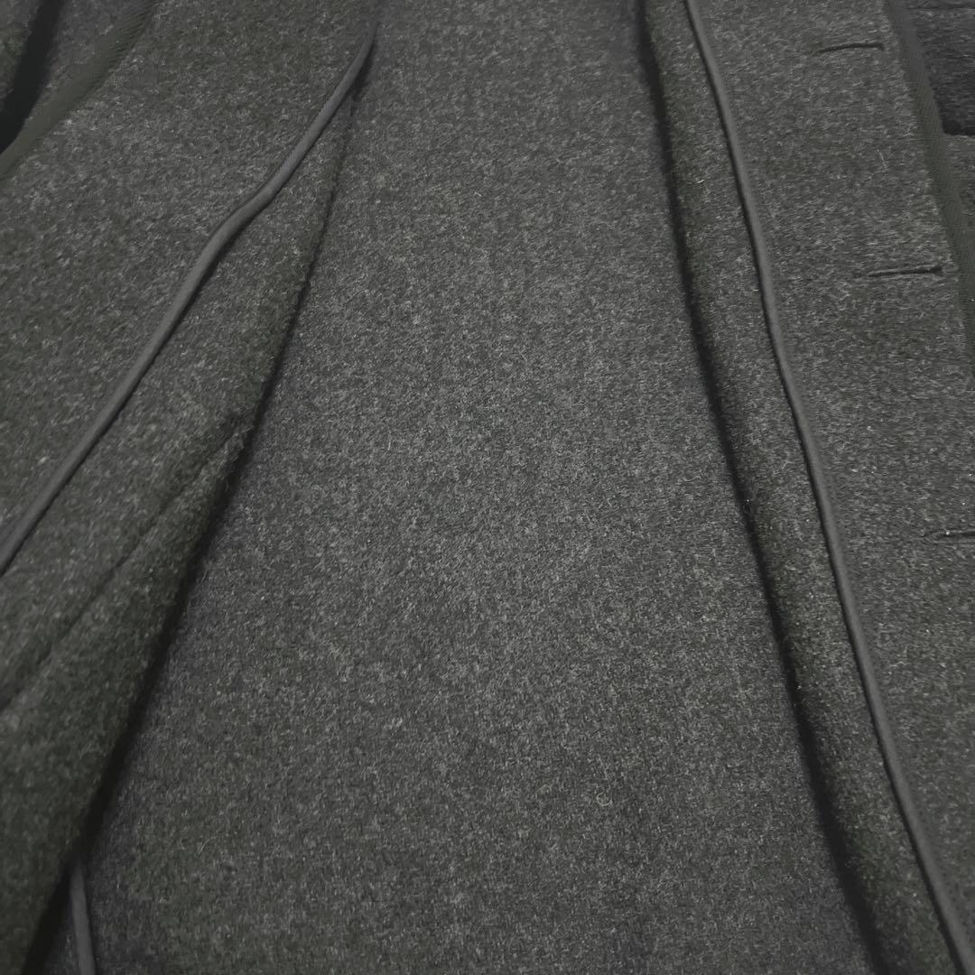 ダントン ノーカラーコート ウールモッサ ジャケット サイズ40 くるみボタン