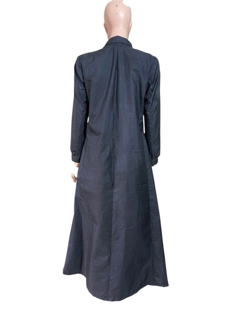 くろすけ　着物リメイクワンピース　大島紬　2月中旬から発送