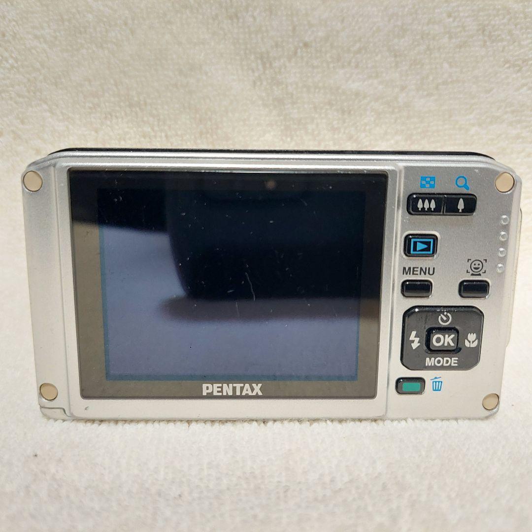 PENTAX コンパクトデジタルカメラ OptioW60 シルバー 防水