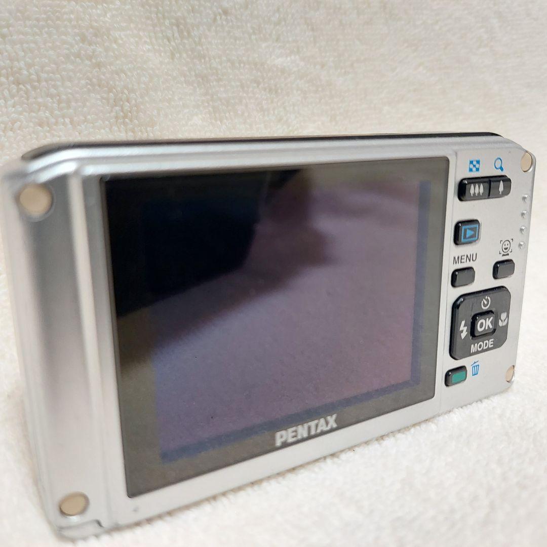 PENTAX コンパクトデジタルカメラ OptioW60 シルバー 防水