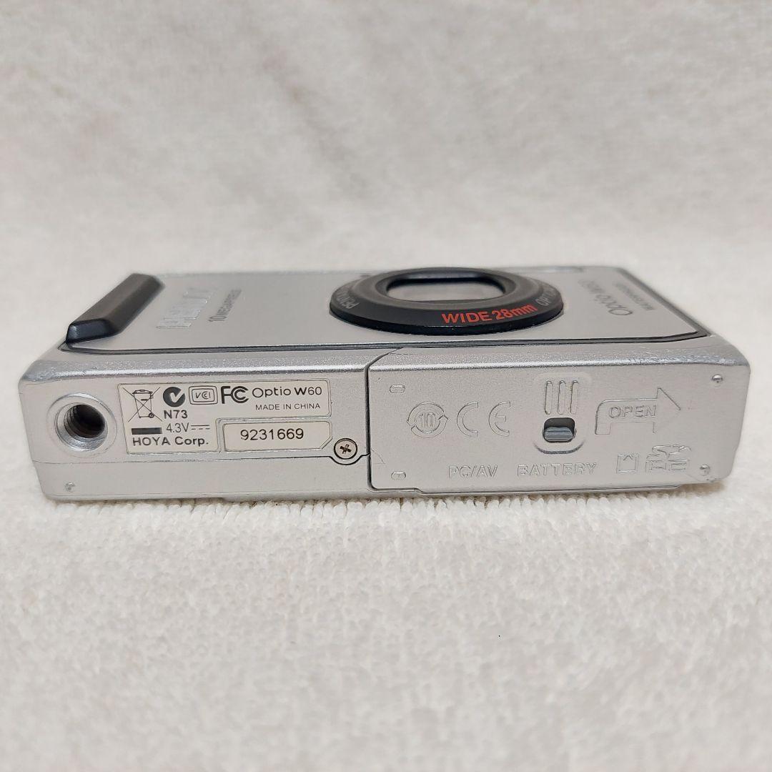 PENTAX コンパクトデジタルカメラ OptioW60 シルバー 防水