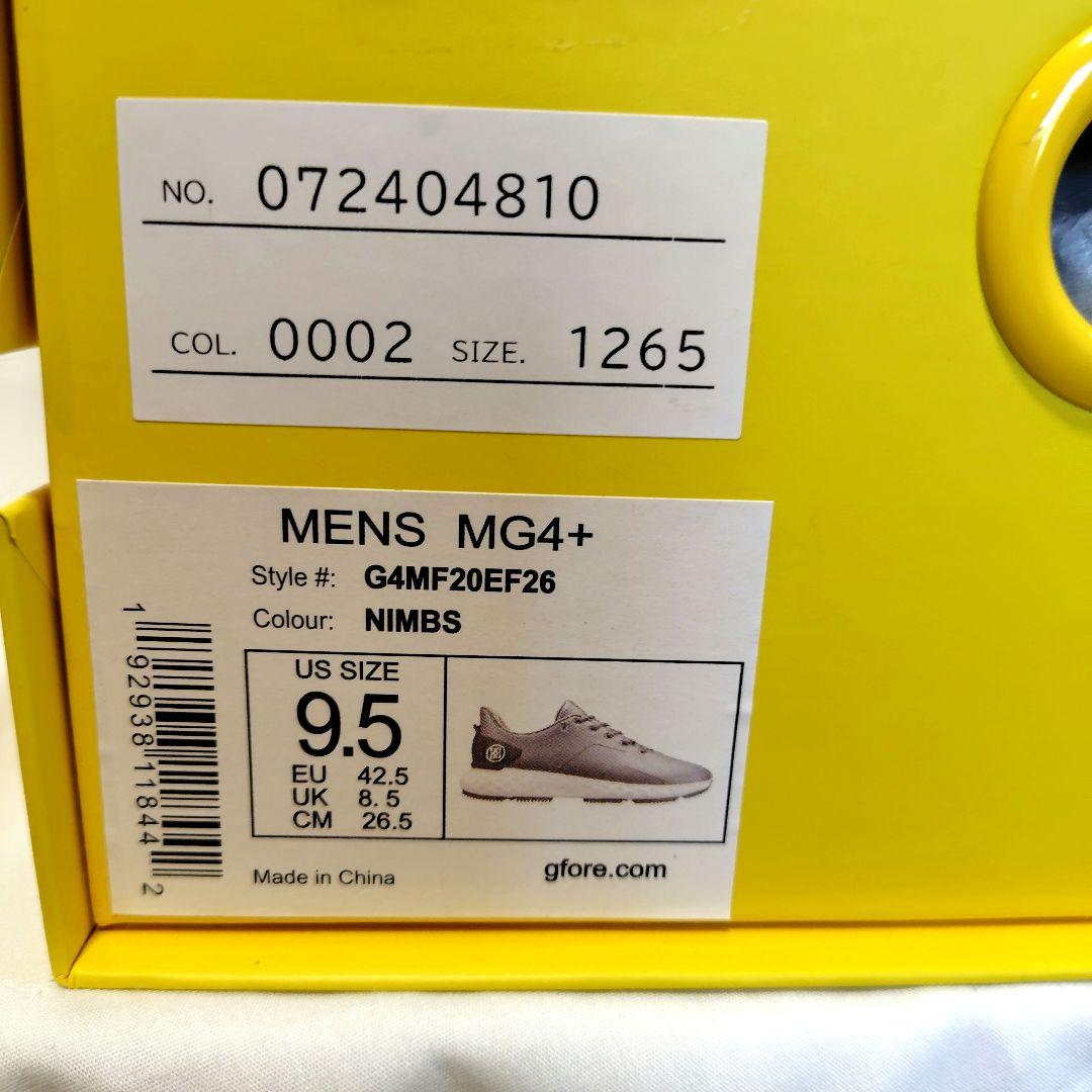 最終値★新品《G/FORE》MG4+ GOLF 防水スパイクレスゴルフシューズ