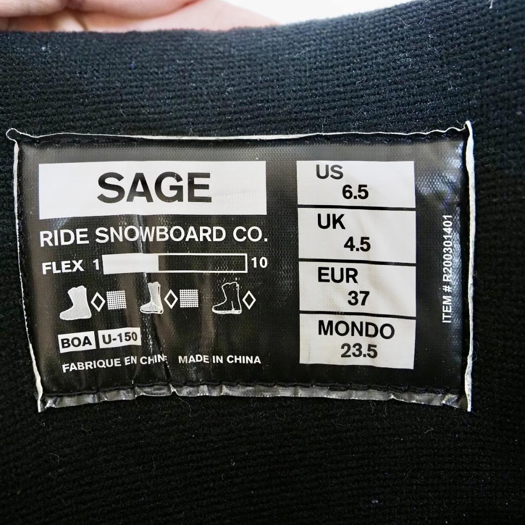 RIDE SAGE 23.5cm レディース　ブーツ