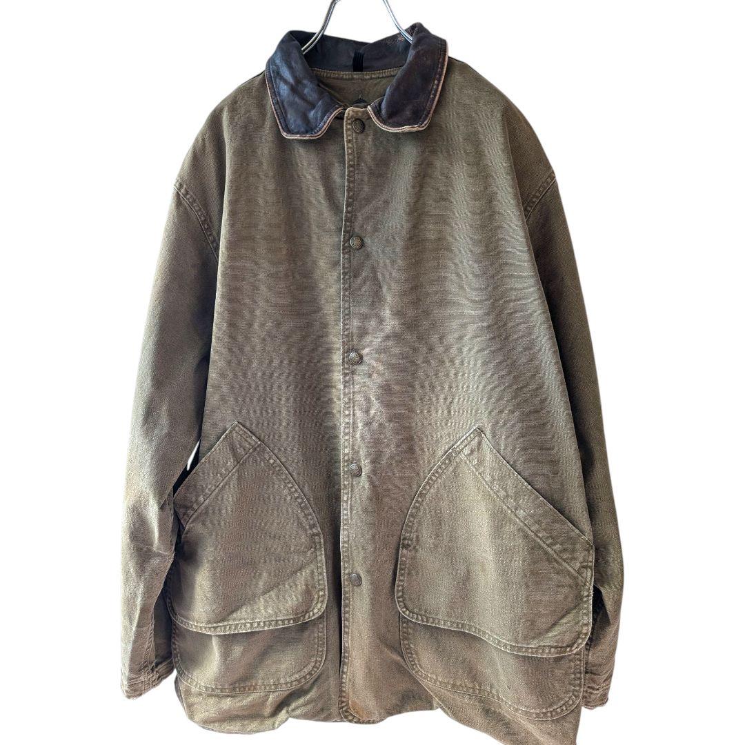 90s Woolrich カーキ ハンティングジャケット USA製 ダック生地