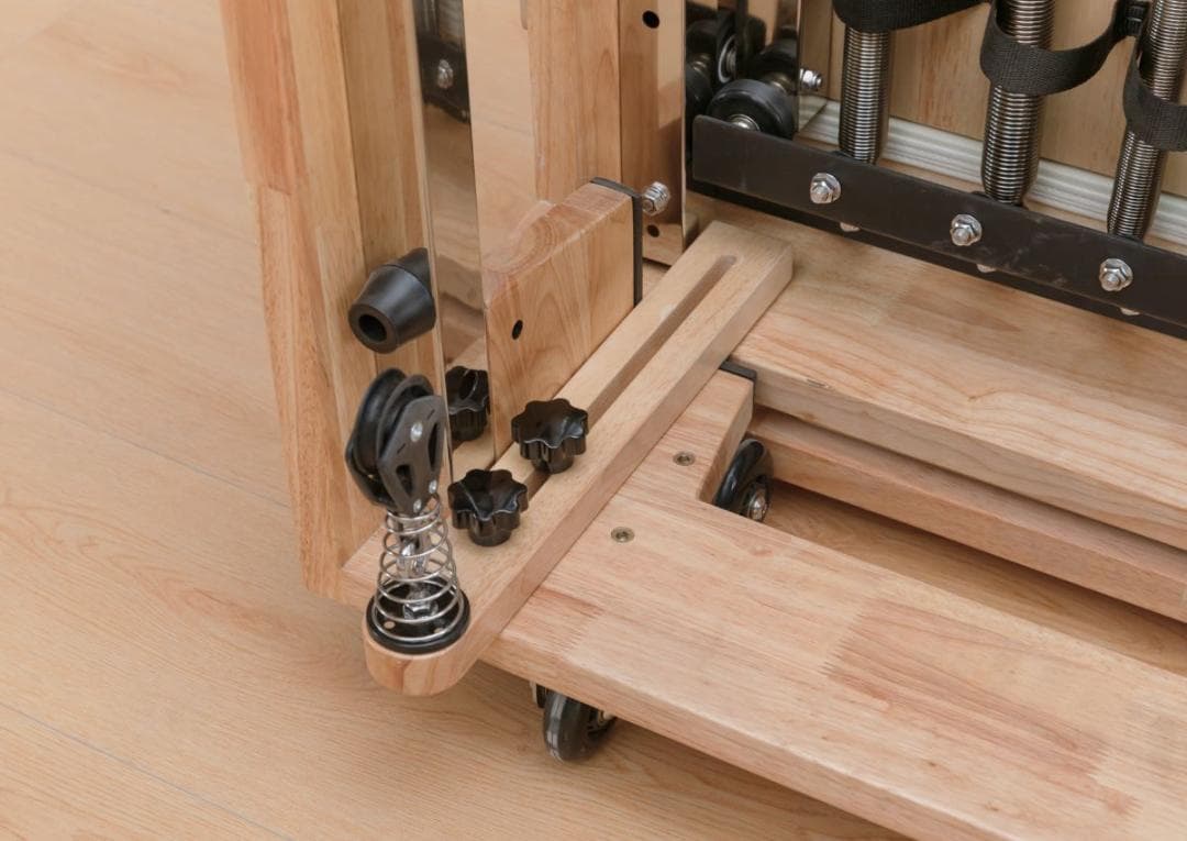 新品ウッドフォルダブルピラティスリフォーマー セット