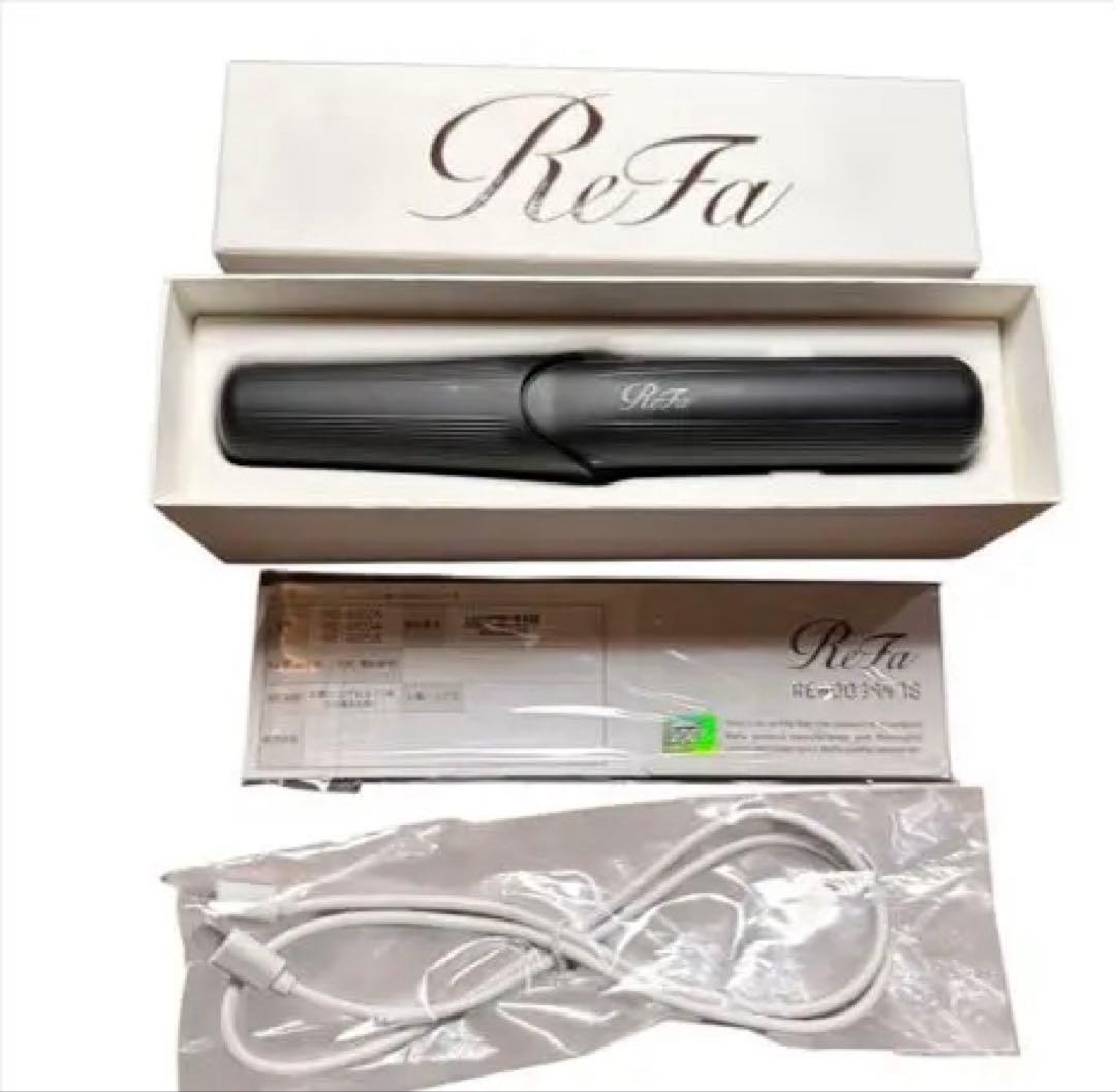 ReFa フィンガーアイロン　ヘアアイロン　ブラック