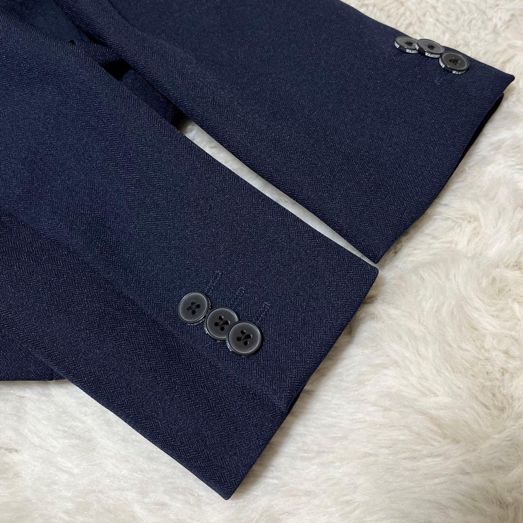 未使用級　WANDER FACTORYスーツ　6点セット　3ピース　紺　150