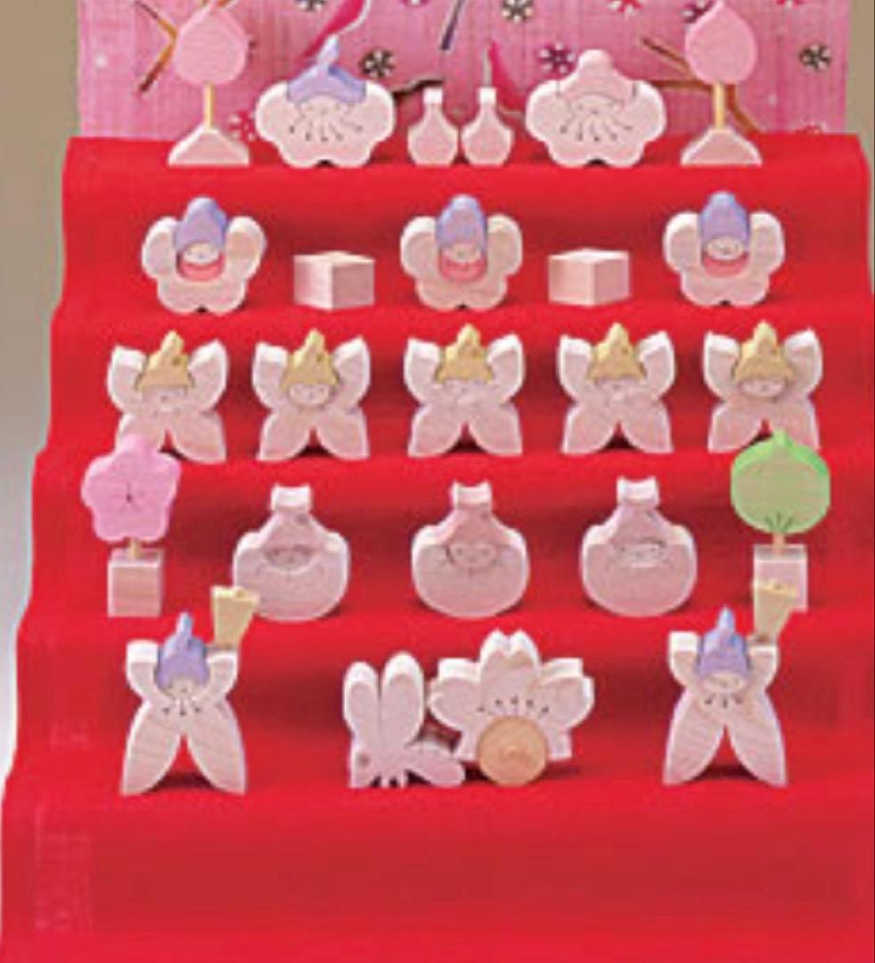 ひなまつり　花ころも 5段飾り　小黒三郎