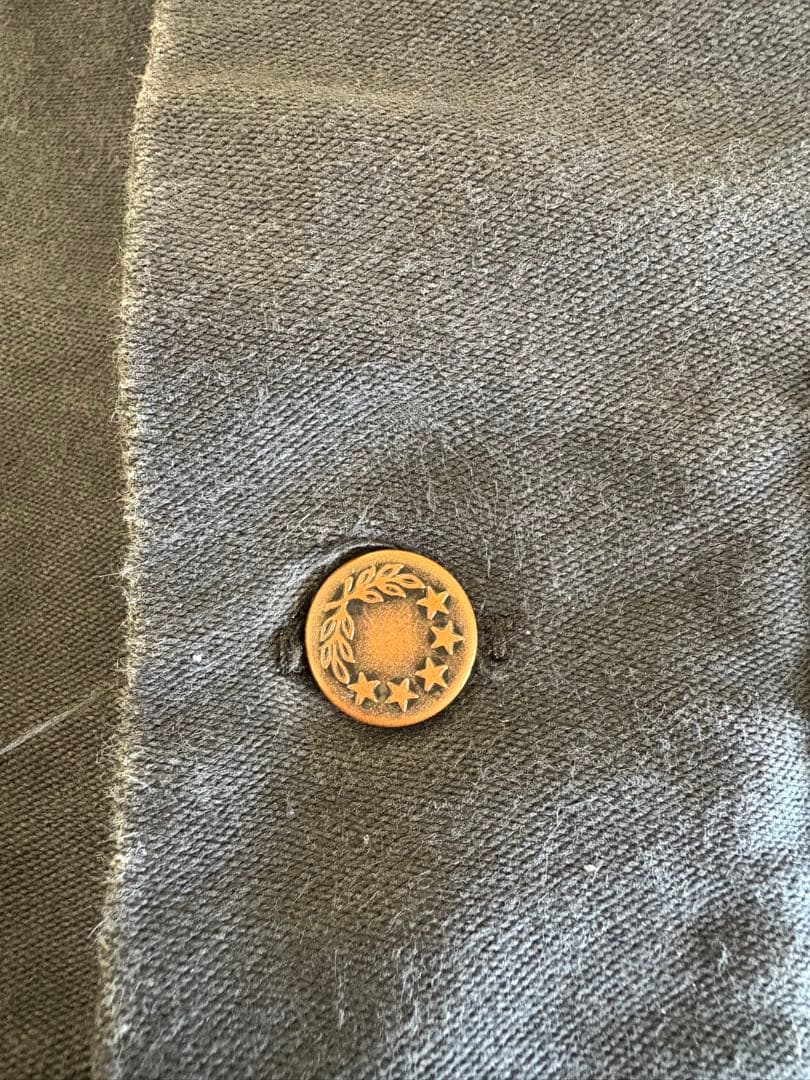 50s 60s Unknown ブラックモールスキン ワークジャケット ユーロ