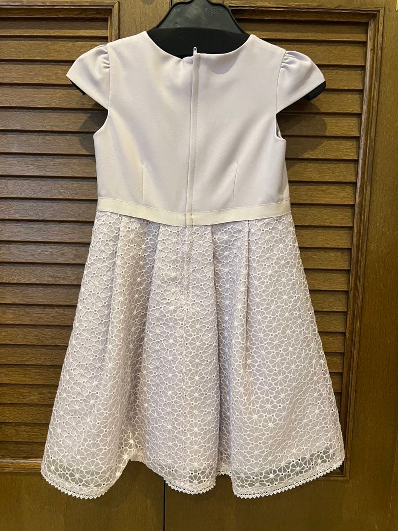 A.v.v.美品フォーマルドレス 薄い紫/ホワイトボレロ120㌢♡