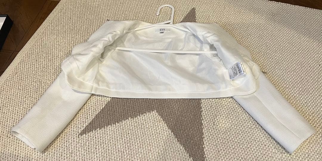 A.v.v.美品フォーマルドレス 薄い紫/ホワイトボレロ120㌢♡