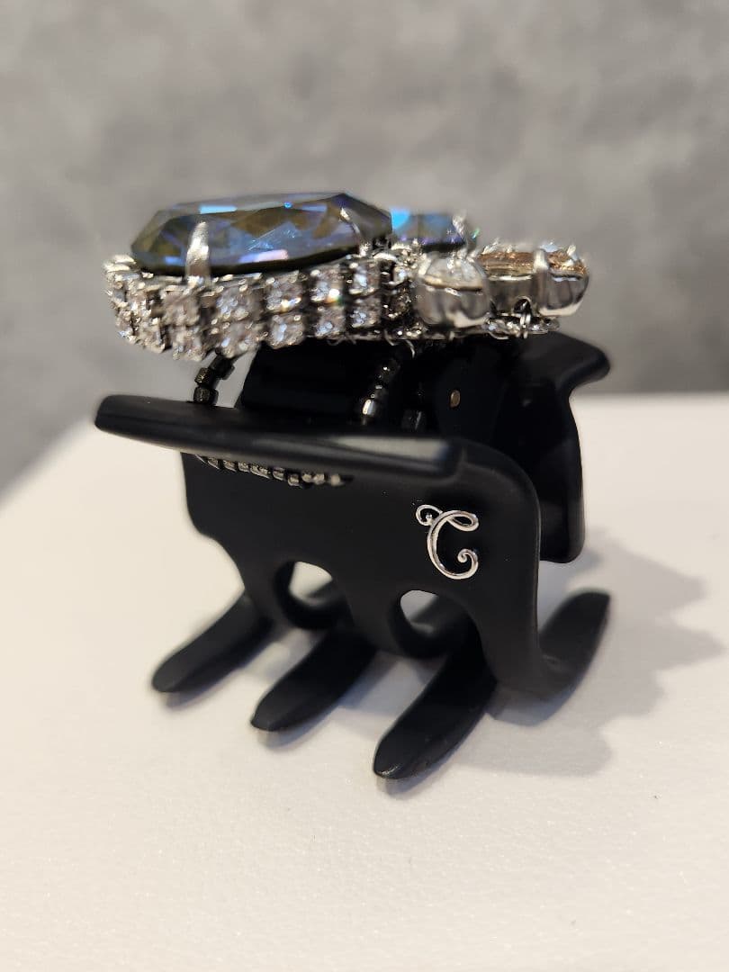 Complexbiz　花型クリスタルヘアクリップ